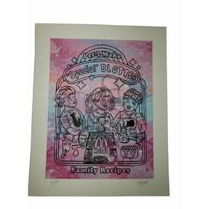 Kyle Damon James "Special Blotter" blotter art "Family Recipes Series"‎ trippy
